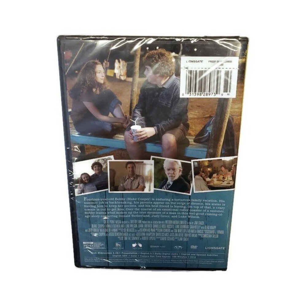 Measure Of A Man DVD 2018 Sometimes Life Needs A Jump Start New And Sealed - Picture 2 of 2